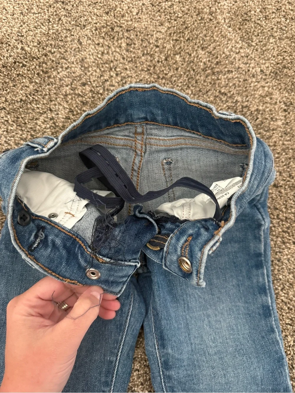 Wrangler Denim Jeans Toddler Size 3T - Picture 4 of 4